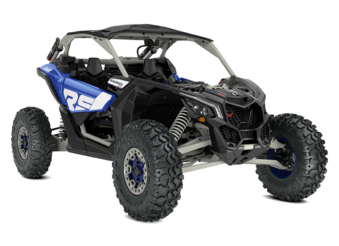 ORV-SSV-MY23-Maverick-XRSSAS-TurboRR-Intense-Blue-Carbon-Black-Chalk-Grey-SKU0007TPP00-Studio-34FR-CE